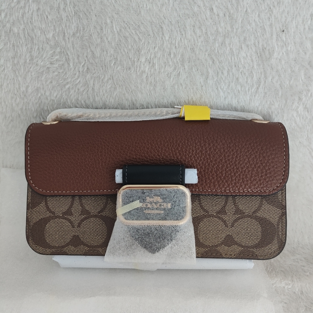 Morgan Crossbody In Colorblock Signautre Canvas